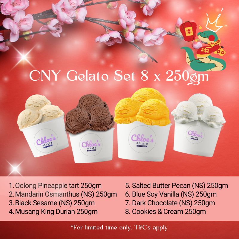 CNY Gelato Family Set 8 x 250gm