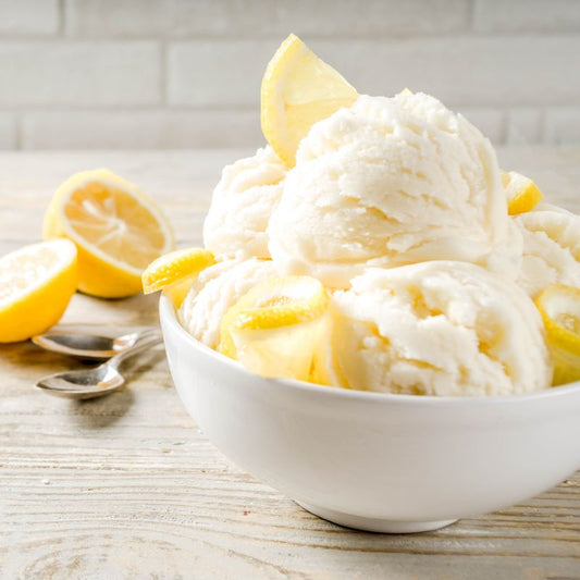 Sea Salt Lemon (No sugar added) Gelato 1 Pint