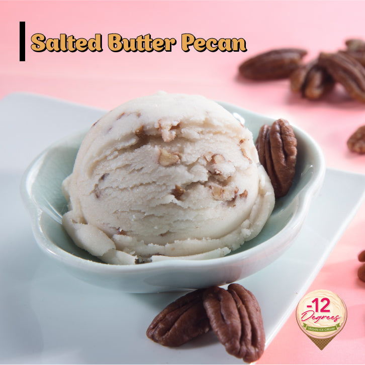 Salted Butter Pecan (No sugar added) Gelato 1 Pint